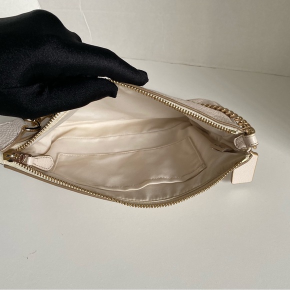 Coach Nolita with chain chalk color pebble leather purse - Picture 9 of 14